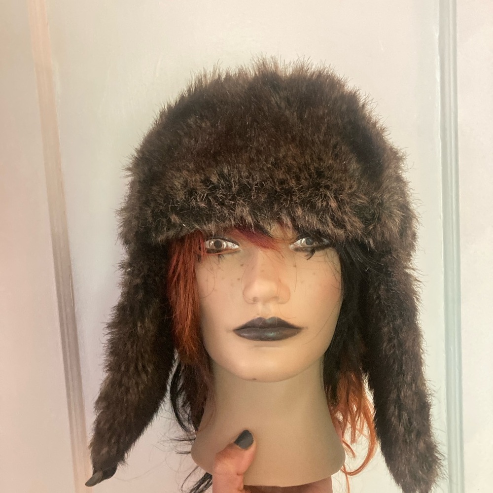 Brown Faux Fur Trapper Unisex Hat